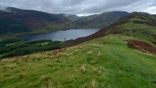 View from the ridge of Rannerdale Knotts